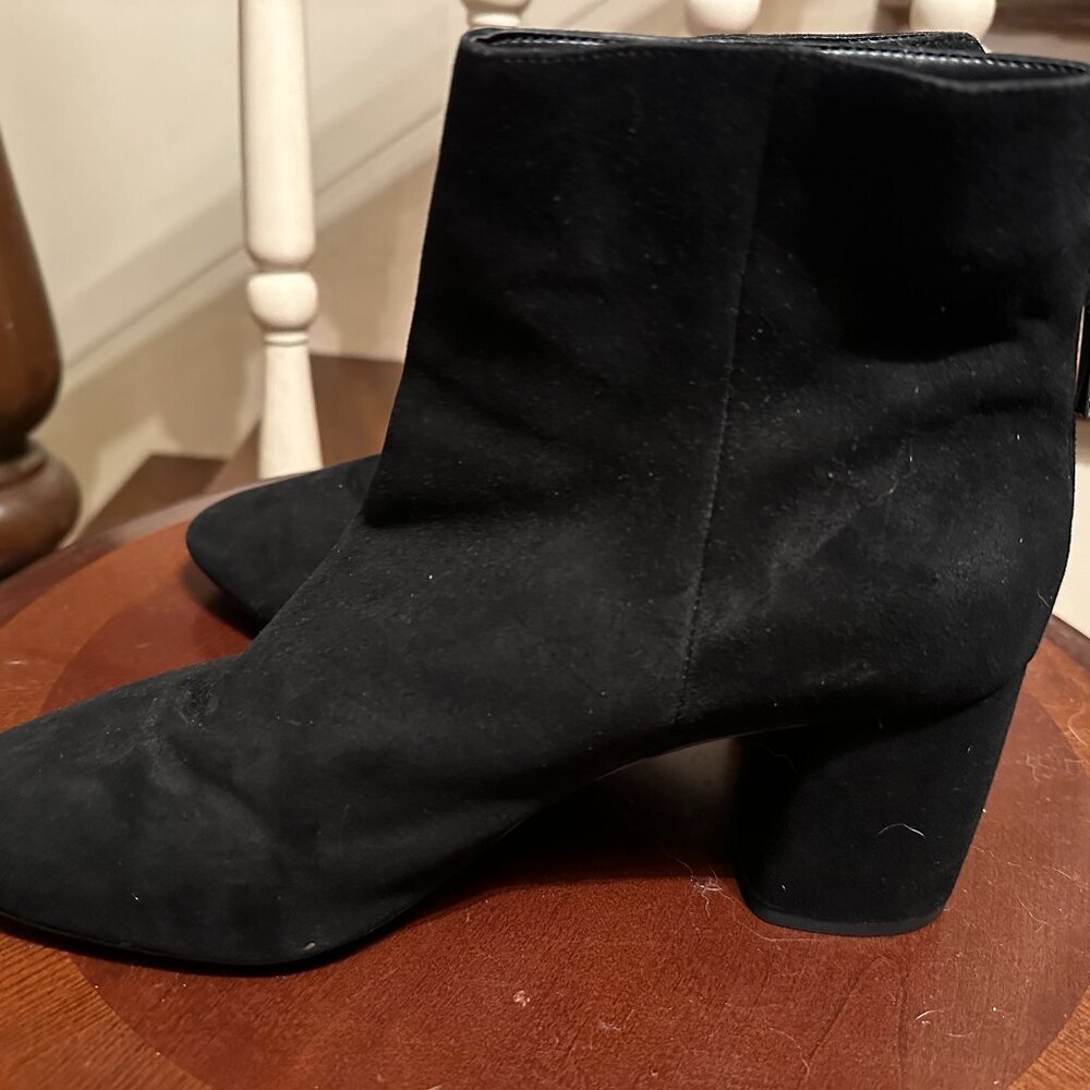 Black Ankle Boots with Heel